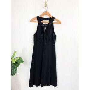 White House Black Market Little Black Cocktail Dress Sz 4